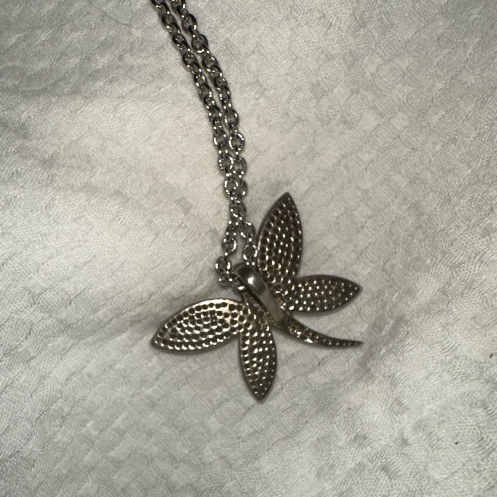 .STERLING dragonfly necklace and earrings SET!!! - Picture 4 of 13